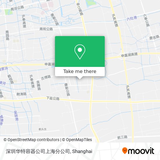 深圳华特容器公司上海分公司 map