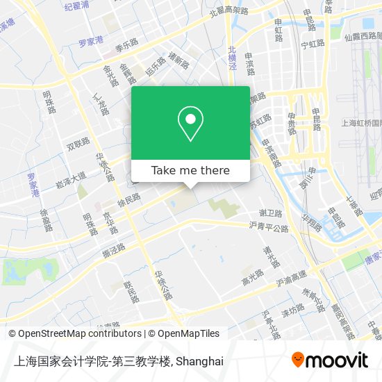 上海国家会计学院-第三教学楼 map