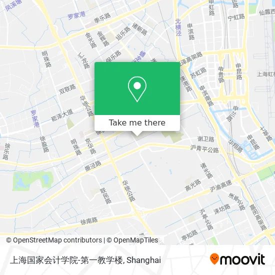 上海国家会计学院-第一教学楼 map