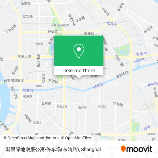 新里绿地崴廉公寓-停车场(东靖路) map