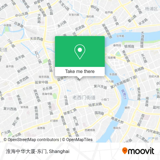 淮海中华大厦-东门 map