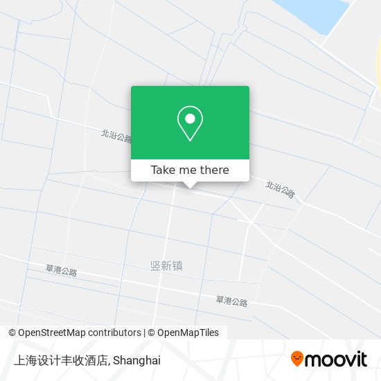 上海设计丰收酒店 map