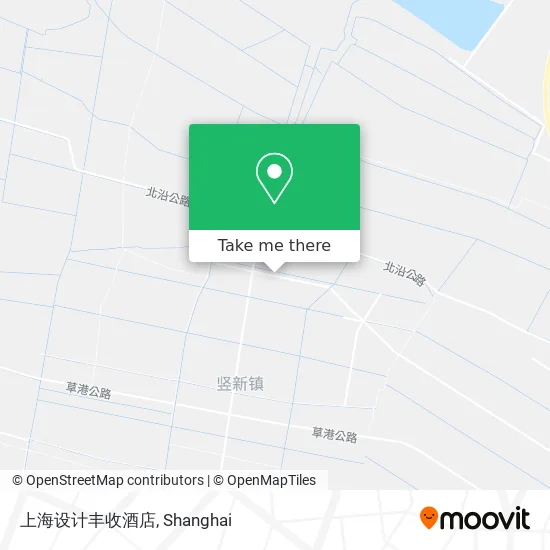 上海设计丰收酒店 map