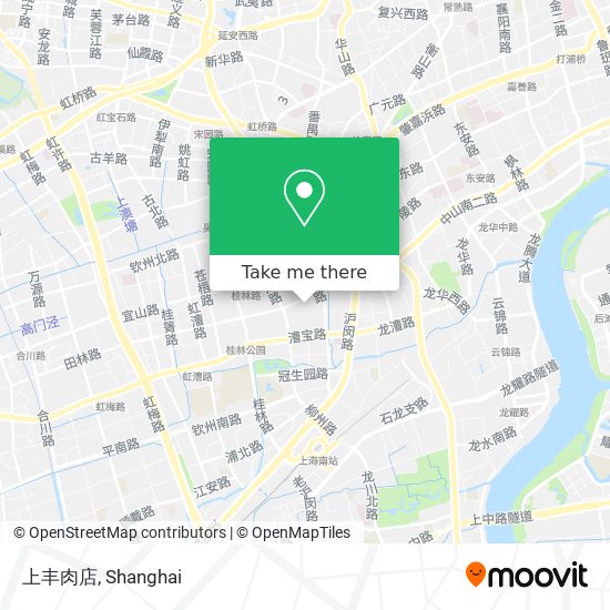 上丰肉店 map