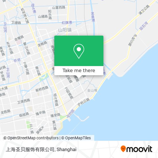上海圣贝服饰有限公司 map