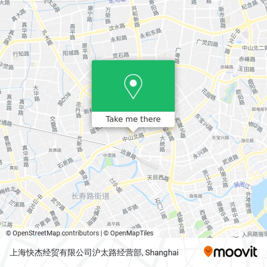 上海快杰经贸有限公司沪太路经营部 map