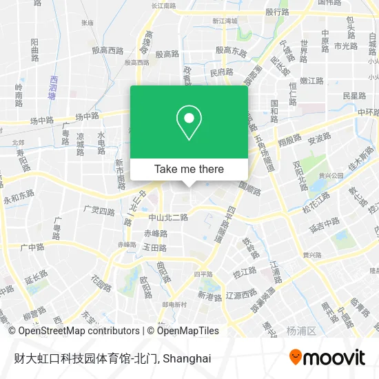 财大虹口科技园体育馆-北门 map