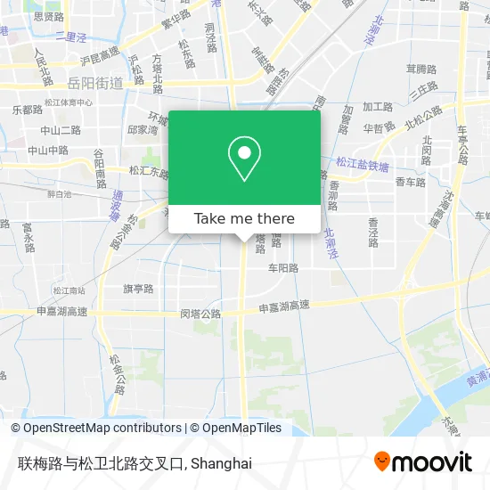 联梅路与松卫北路交叉口 map