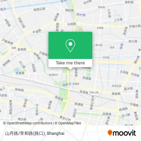 山丹路/常和路(路口) map
