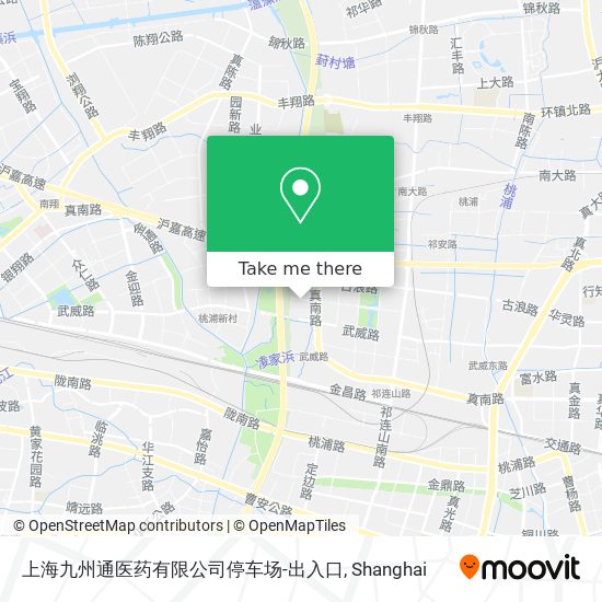 上海九州通医药有限公司停车场-出入口 map