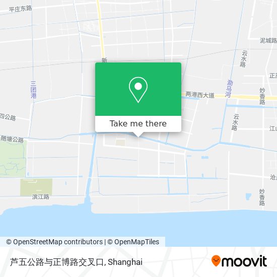 芦五公路与正博路交叉口 map