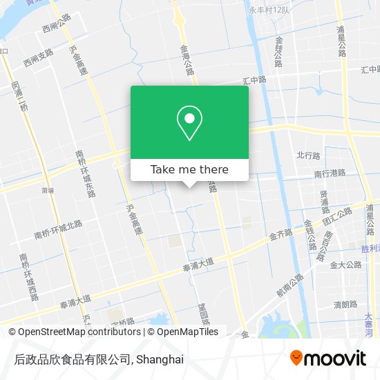 后政品欣食品有限公司 map