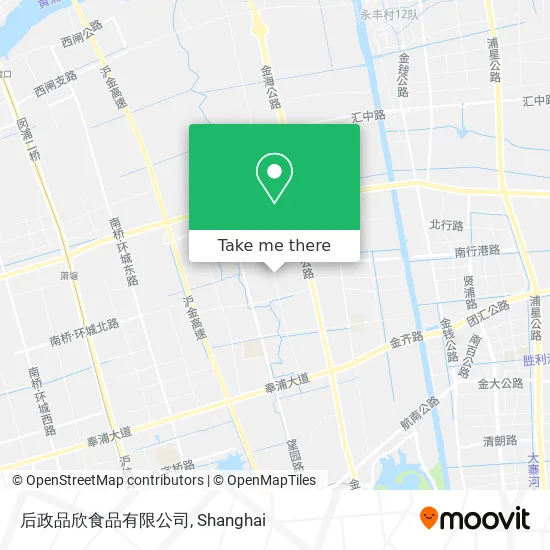 后政品欣食品有限公司 map