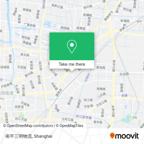 南平三明物流 map