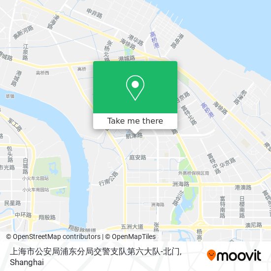 上海市公安局浦东分局交警支队第六大队-北门 map