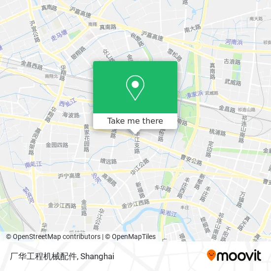 厂华工程机械配件 map