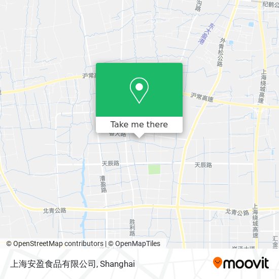 上海安盈食品有限公司 map