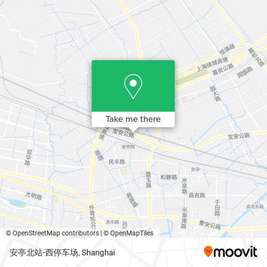 安亭北站-西停车场 map