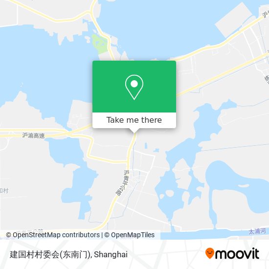 建国村村委会(东南门) map