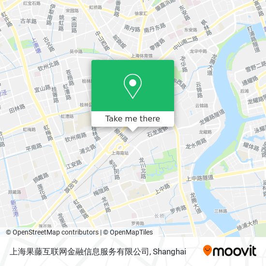 上海果藤互联网金融信息服务有限公司 map