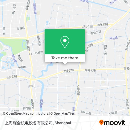 上海耀全机电设备有限公司 map