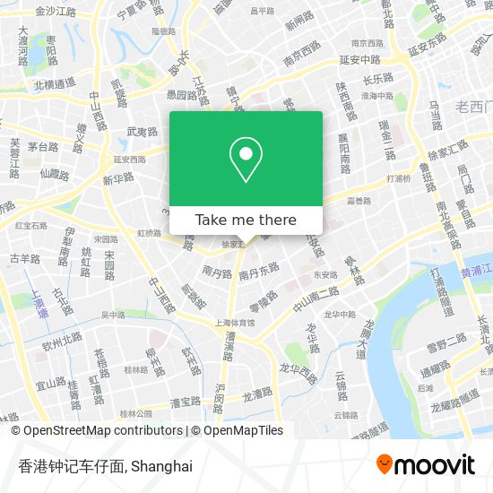 香港钟记车仔面 map