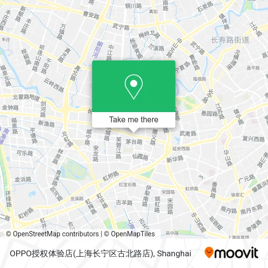 OPPO授权体验店(上海长宁区古北路店) map