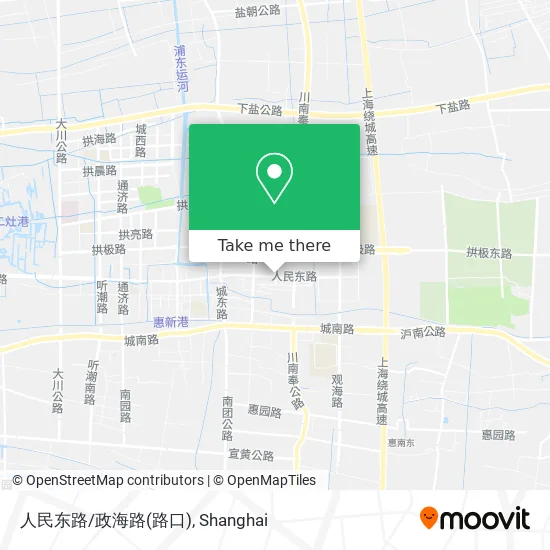 人民东路/政海路(路口) map