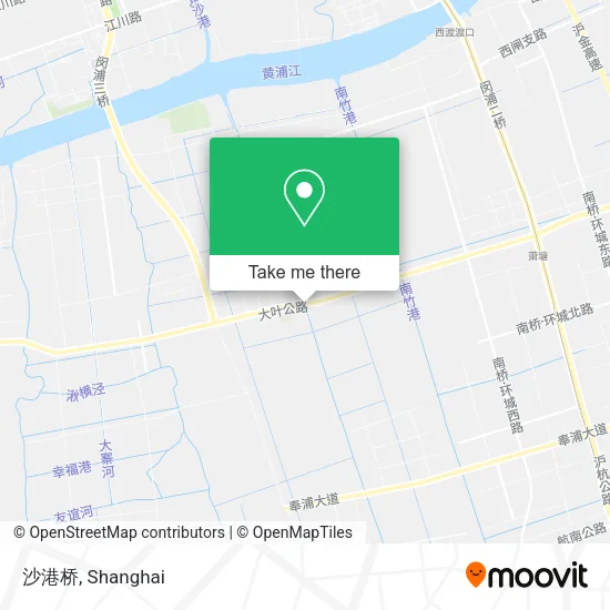沙港桥 map