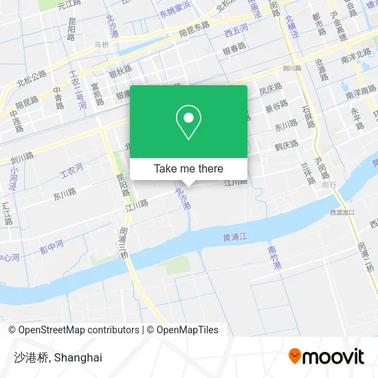 沙港桥 map