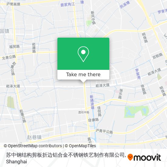 苏中钢结构剪板折边铝合金不锈钢铁艺制作有限公司 map