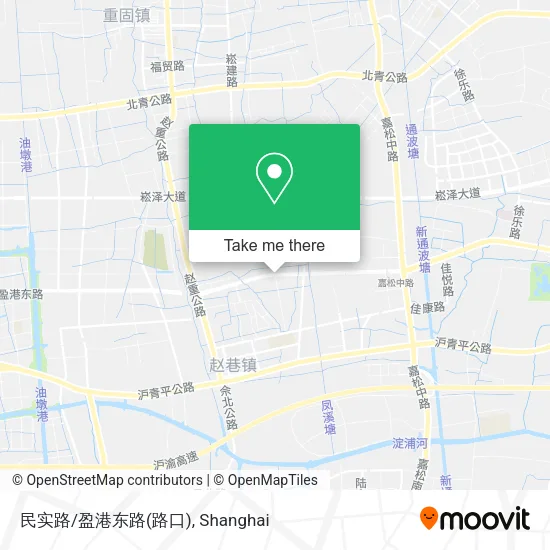 民实路/盈港东路(路口) map