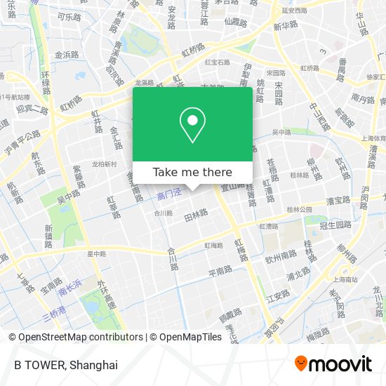 B TOWER map