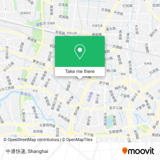 中通快递 map