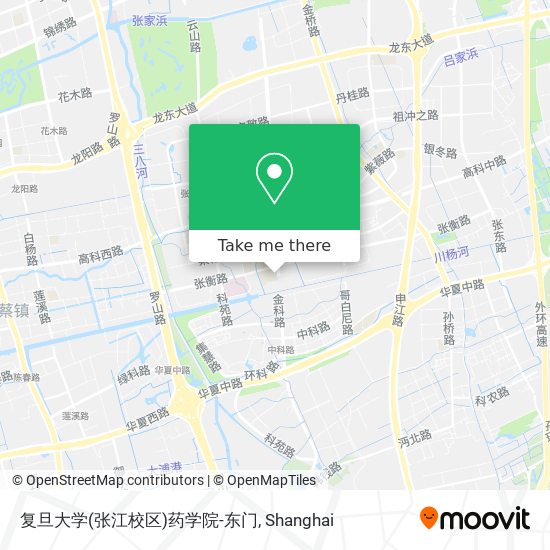复旦大学(张江校区)药学院-东门 map