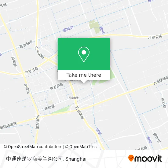 中通速递罗店美兰湖公司 map