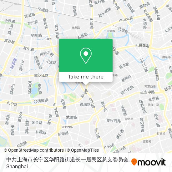 中共上海市长宁区华阳路街道长一居民区总支委员会 map