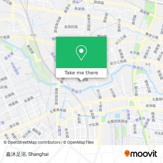 鑫沐足浴 map
