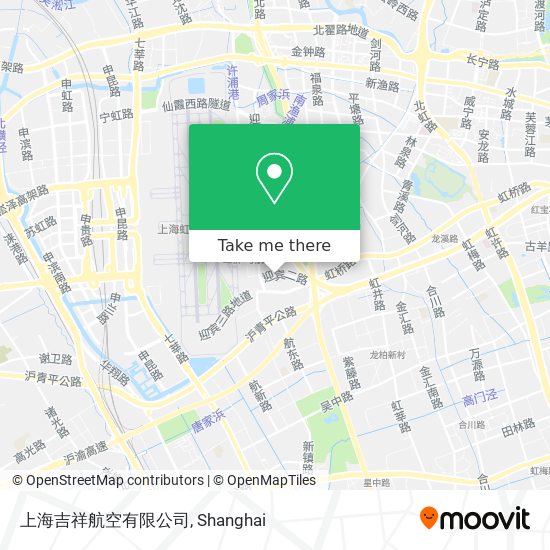 上海吉祥航空有限公司 map