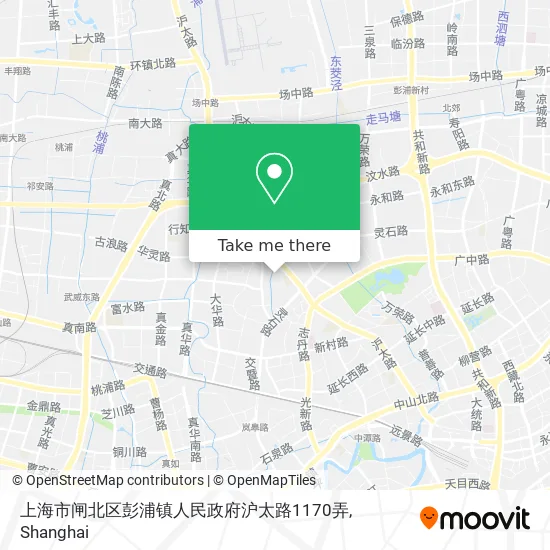 上海市闸北区彭浦镇人民政府沪太路1170弄 map