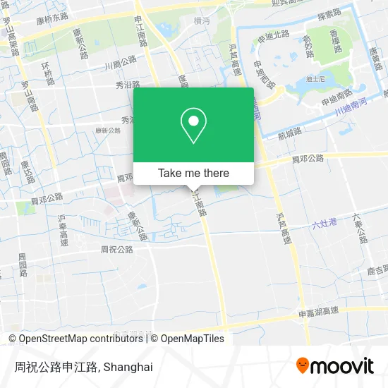 周祝公路申江路 map