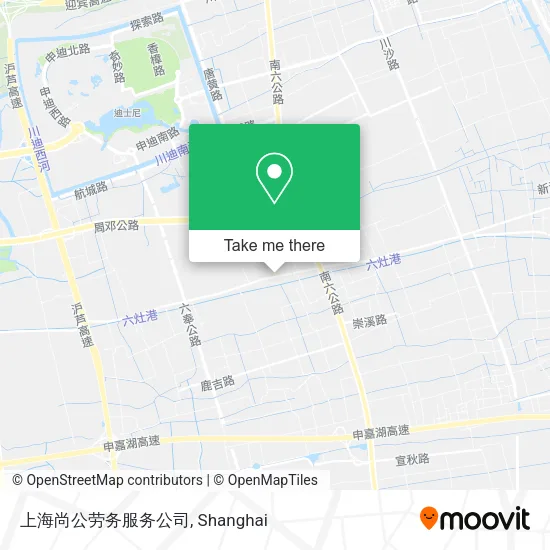 上海尚公劳务服务公司 map