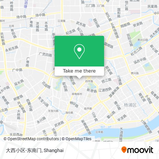 大西小区-东南门 map