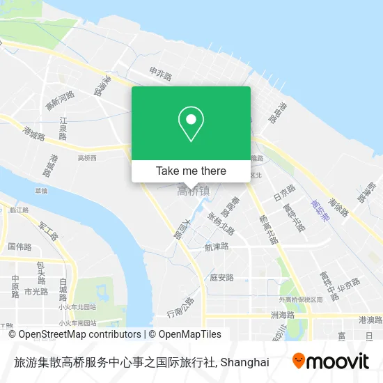 旅游集散高桥服务中心事之国际旅行社 map