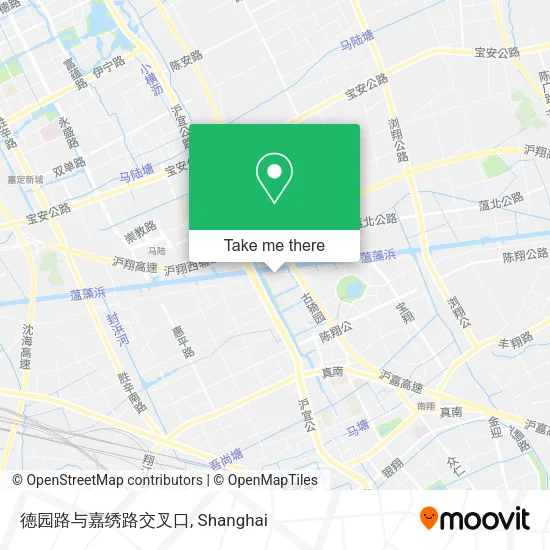 德园路与嘉绣路交叉口 map