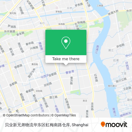 贝业新兄弟物流华东区虹梅南路仓库 map