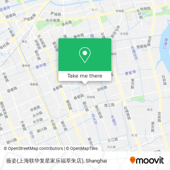 薇姿(上海联华复星家乐福莘朱店) map