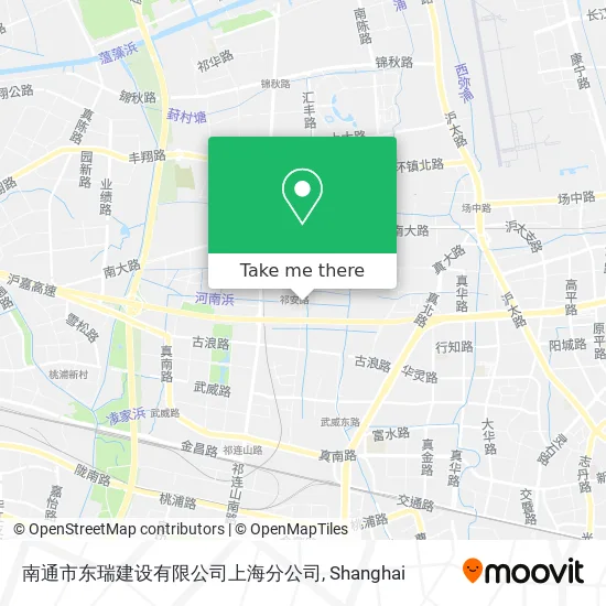 南通市东瑞建设有限公司上海分公司 map