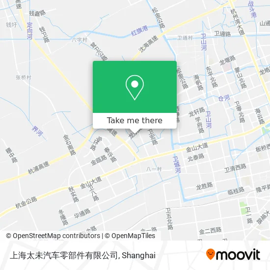 上海太未汽车零部件有限公司 map