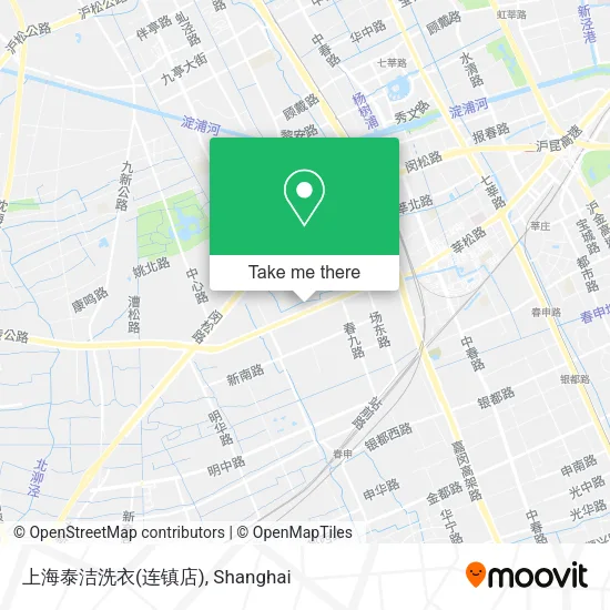 上海泰洁洗衣(连镇店) map